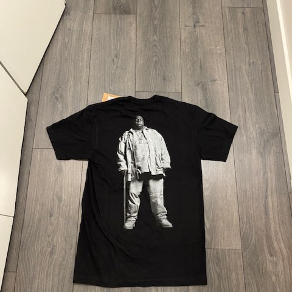 Mitchell & Ness Frank White Notorious B.I.G. Legacy Born Black T-Shirt NWT